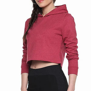 Sweat à capuche en molleton de coton 100% pour femmes, manches longues, vêtements de haute qualité, vente en gros, marque personnalisée, conception OEM, impression unie, couleurs unies - Product Image 3