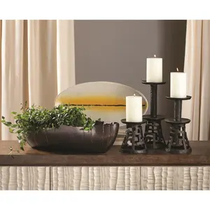 Cuenco de Metal de Estilo Americano Moderno, Hecho a Mano, Acabado de Lujo, Diseño Premium para Decoración del Hogar, Plateado y Seguro - Product Image 4