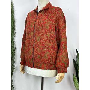 Handmade Yak Wool Bolero Floral Paisley Jacket <b>Belt</b> Closure Warm Casual <b>Boho</b> Style for Winter Season Available Short Long - Product Image 4