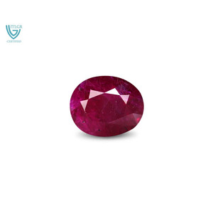 Zafiro Rojo Natural Facetado de 4.28 Quilates, Piedra Suelta (Manik) - Product Image 1