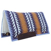 Manta de Silla de Montar de Lana Premium Hecha a Mano, Personalizable, para Equitación Diaria, Interior de Tela Suave, Relleno de Poliéster, Hecho en India