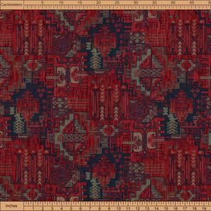 Tela de Tapicería Recubierta con Diseño Kilim, Tapicería Bohemia, Tribal, Sureño, Turca, Navajo, Marroquí, Textil Étnico para el Hogar - Product Image 2