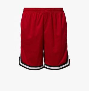 Shorts de sport respirants en toile 100 % polyester avec impression par sublimation personnalisée, service OEM en gros, style urbain, avec bordure en dentelle tricotée - Product Image 5