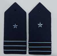 Insigne de patch d'épaulette de planche d'épaule de rangs brodé écologique personnalisé en gros pour chapeaux