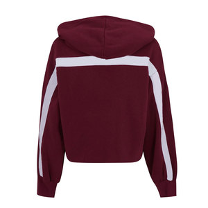 Pulls en coton personnalisés en gros avec logo, pulls d'hiver pour femmes, col rond ample et manches longues en couleur unie - Product Image 5