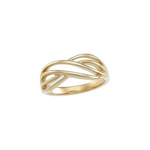 Anillo Romántico de Forma Libre con Piedras Preciosas Naturales, Chapado en Oro de 18K, Estilo Bohemio, para Niños y Adultos, Regalo - Product Image 1