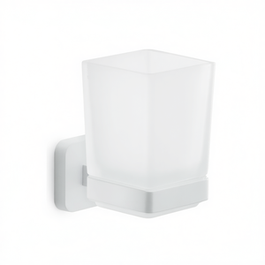 Tonga White TO10 02 <b>Wall</b>-<b>Mounted</b> <b>Toothbrush</b> <b>Holder</b> 6.4x9.7x10.5cm Bath & Toilet Supplies - Product Image 2