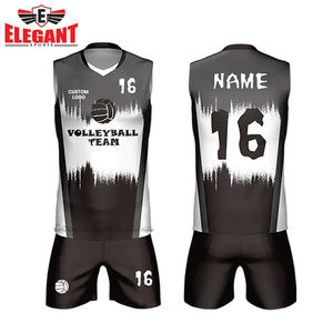 En diferentes colores Contraste Cómodo Recién llegado Transpirable Uniforme de voleibol de calidad premium - Product Image 3
