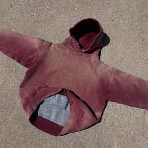 Sudadera con Capucha Unisex Personalizada con Cierre |   Algodón French Terry |   Lavado Ácido Vintage |   Diseño Desgastado |   Serigrafía Bordada - Product Image 3