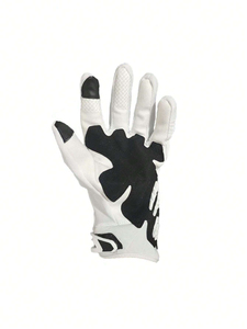 Gants de moto de course en cuir respirants imperméables à doigts entiers avec logo personnalisé de nouvelle conception de haute qualité - Product Image 4