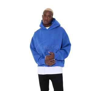 2025 <b>Men</b> Custom Hoodie High Cotton Streetwear Plain Blank <b>Pullover</b> Winter Dye Technique Popular Bulk Wholesale - Product Image 2