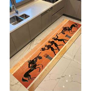 Alfombra de Mitología Griega: Centauro y Hieroglíficos, Alfombra Suave Antideslizante, Alfombra Delgada No Tejida - Product Image 5