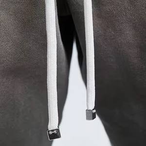 Pantalones cortos Hip Hop Unisex de gran tamaño diseño Vintage lavado ácido pantalones cortos para hombres algodón orgánico ropa de calle pantalones cortos disponibles en Pakistán - Product Image 6