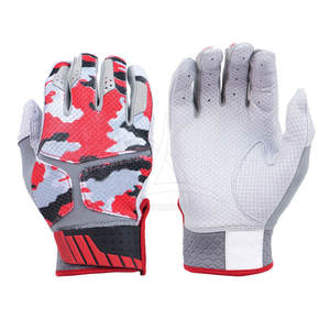 Gants de frappe de baseball en cuir de haute qualité personnalisés pour hommes et adultes, légers, couleurs et logos personnalisés - Product Image 1