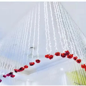 NIKHA สายกุหลาบซ่อนกลิ่นประดิษฐ์สไตล์ดั้งเดิมหรูหราสำหรับตกแต่งเพดานของตกแต่งผนังงานปาร์ตี้ตามเทศกาล - Product Image 1