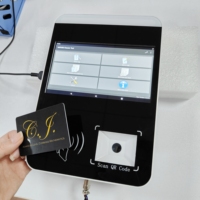 Système de cartes prépayées NFC Billetterie de transit intelligente avec lecteur de codes à barres QR Écran 7 pouces avec scanner QR