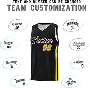 เสื้อบาสเก็ตบอลแฟชั่นสำหรับผู้ชายเสื้อทีมออกแบบได้ตามต้องการพิมพ์ซับลิเมชันตาข่ายแบบกลับด้านได้ซัพพลายเออร์ OEM - Product Image 4