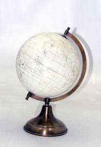 Globo Decorativo de Metal de Calidad de Exportación para Mesa de Oficina con Base de Aluminio, Hecho a Mano en India, Personalizado, Venta al por Mayor a Granel - Product Image 4