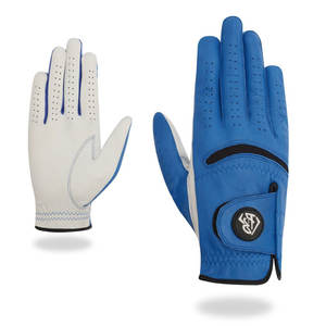 Gants de golf professionnels unisexes, respirants, en cuir véritable, mitaines de golf au design unique, accessoires de golf, activités de plein air, protection des mains - Product Image 3