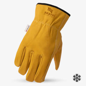 Skatiq Guantes de conductor originales de cuero resistentes al aceite y al agua Guantes de seguridad de cuero - Product Image 4