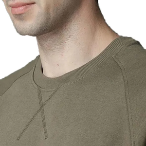 Blank Crewneck Slim Sweat Shirts <b>Black</b> <b>Men</b> Sweatshirt Clothing Manufacturers Custom Sweatshirts - Product Image 4