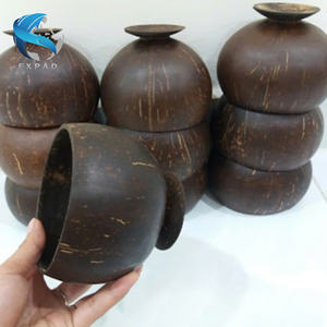 Cuencos de coco natural al por mayor logotipo personalizado y embalaje disponible - Product Image 2