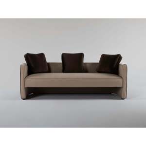Sofá Chesterfield Contemporáneo Aura de 3 Plazas, Tapizado en Tela, Juego de Muebles para Sala de Estar, Apartamento y Hogar - Product Image 1