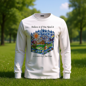 Camiseta de manga larga Believe If You Need It Or Leave It If You Dare - Product Image 3