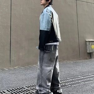 Veste de motard en cuir véritable en peau de mouton avec fermeture à glissière aniline lavande marron pour hommes avec doublure en viscose matelassée et poches intérieures extérieures - Product Image 2