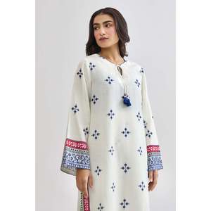 Elegante Conjunto de Kaftán Estampado Edición Premium Lawn SL00249 Conjunto de Kaftán Premium Lawn para Mujer con Diseño Estampado Premium - Product Image 3