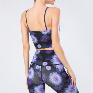 High Quality Women's Gym Sport <b>Leggings</b> Elastic Waist Breathable Quick Dry Mid Waist Solid Pattern 100% Polyester Yoga Pants - Product Image 2