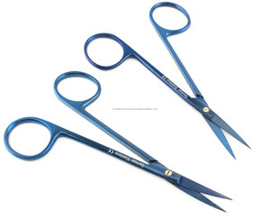 กรรไกรตัดเยื่อแก้วตา World Precision Surgical ผลิตจากเหล็กกล้าไร้สนิมคุณภาพสูง แบบตรงและโค้ง เคลือบไทเทเนียม ได้รับการรับรองมาตรฐาน CE - Product Image 6