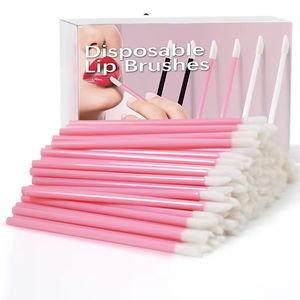 Grosir Cnklash ETS-05 50PCS Kuas Makeup <span class=keywords><strong>Mini</strong></span> Sekali Pakai Bebas Serat Aplikator Lip Wand dengan Pegangan Nyaman - Product Image 3