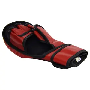 Gants d'entraînement professionnels en cuir de qualité demi-doigt 6oz pour adultes Logo personnalisé pour MMA et Kick-Boxing pour la boxe d'arts martiaux - Product Image 2