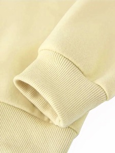 Sweats à capuche d'hiver décontractés Slim Fit pour hommes, couleur unie, vêtements tricotés à la mode avec capuche brodée, confortables et élégants - Product Image 3