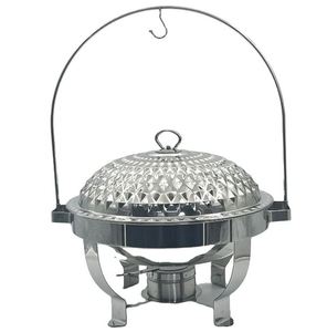 Nouvel arrivage de chauffe-plats élégants de luxe en acier inoxydable chauffe-plats présentoir de buffet chauffe-plats à prix raisonnable - Product Image 4