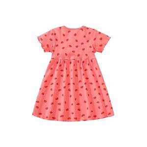 Robes de soirée pour enfants filles ODM Personnage personnalisable Design A-Line Manches courtes Respirant Coton Polyester - Product Image 2