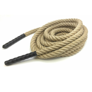 Cuerdas de batalla de yute para entrenamiento de potencia de gimnasio de 15 metros con cubierta de nailon, cuerda de batalla a la venta - Product Image 2