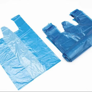 Sac à provisions en plastique biodégradable écologique personnalisé Sacs de transport compostables - Product Image 1