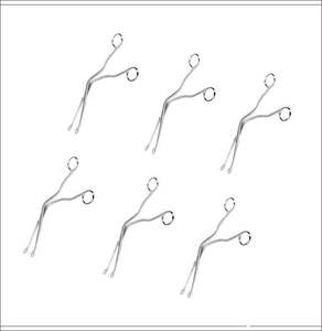 Juego de Instrumentos Quirúrgicos de Desvascularización de Acero Inoxidable: Pinzas Retractoras Manuales Estilo Magill, Collins y Babcock - Product Image 1