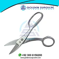 Ciseaux vétérinaires post-mortem en acier inoxydable 7 pouces Instruments professionnels Marque GOLDEN Modèle GSIB-100403