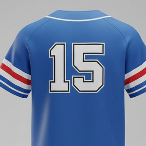 Custom <b>Baseball</b> Jersey Sets Breathable Mesh Fabric Quick Dry 100% Polyester Relaxed Fit Team Uniform Sports Practice Casual Wear - Product Image 2