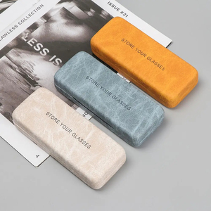 Bán buôn thép cầm tay kính da trường hợp không thấm nước cứng kính mắt trường hợp kính đọc sách hộp trường hợp cảnh tượng - Product Image 4