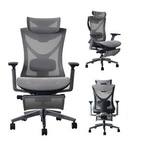 Silla Ergonómica Moderna Ergochair Pro 3, Silla Giratoria Elevadora para Oficina en Casa con Cómodos Materiales de Espuma y Tela de PU - Product Image 1