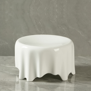 Assiettes de présentation irrégulières en porcelaine émaillée Yayu pour la restauration professionnelle – Nouveauté pour les buffets et plats à réchaud - Product Image 6