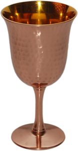 Gobelet à vin rouge en métal de couleur unie, ornements de décoration de personnalité créative, verre à vin blanc de vodka en cuivre pur - Product Image 5