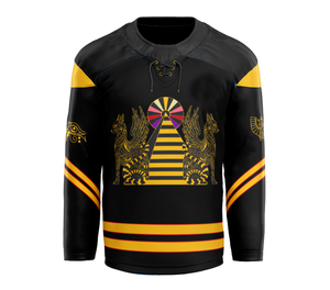 Meilleurs maillots de hockey sur glace par sublimation avec lacets, maillot personnalisé, vêtements de sport, 100 % polyester, séchage rapide, respirant, nom d'équipe personnalisé - Product Image 5