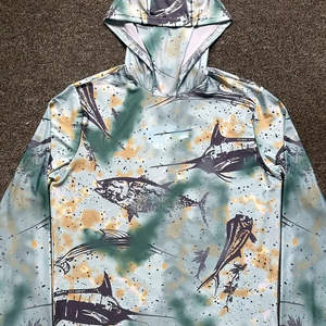 Sudaderas con capucha de pesca para hombre de la mejor calidad, última moda, suave y transpirable, de secado rápido, impermeables para pesca al aire libre, sublimación - Product Image 1