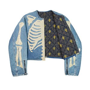 Customized 100% Cotton Premium Quality Denim Jacket <b>Men</b> Women Vintage Autumn Heavy <b>Pullover</b> Button Printed Quilted Winter Solid - Product Image 3