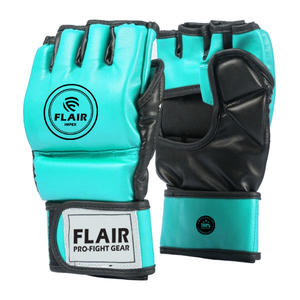 Guantes Mma profesionales de cuero PU de medio dedo para hombres Guantes de entrenamiento de talla grande Suministro de precio de fábrica para entrenamiento de boxeo - Product Image 2